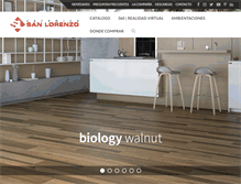 Tablet Screenshot of ceramicasanlorenzo.com.ar